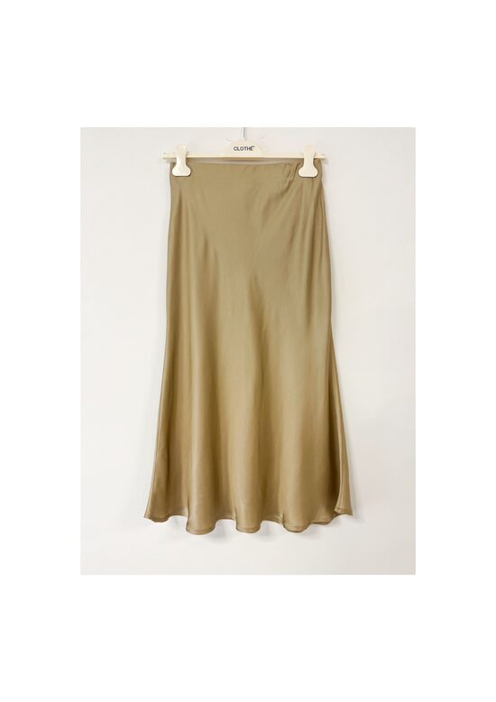 Midi slip skirt in silk & viscose by CLOTHÉ